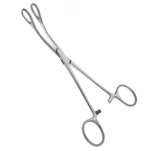 คีมคีบฟองน้ำ Ballenger ขนาด 7 นิ้ว ปากโค้งแบบหยัก สแตนเลสสตีล สำหรับผ่าตัดและจับวัสดุทางการแพทย์ ใช้ซ้ำได้ - Product Image 2