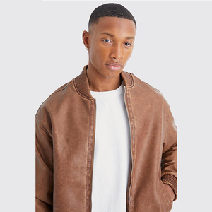 เสื้อแจ็คเก็ตแฟชั่นขายส่ง แบบสั่งทำพิเศษ ระบายอากาศได้ดี กันลม ทรงวาร์ซิตี้ ยาวพอดีตัว ใส่สบาย อุ่นสบาย เหมาะสำหรับฤดูหนาว - Product Image 6