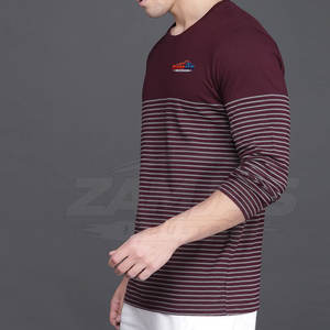 T-shirt à manches longues de haute qualité, design OEM, en coton, fabriqué au Pakistan. - Product Image 2