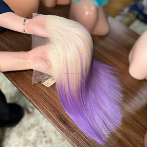 Hot Trending Human Hair <b>Wigs</b> Lace Front Vietnamese Raw Hair Glueless Lace Frontal <b>Wig</b> Perruque Bob <b>Wig</b> Bone Straight - Product Image 1