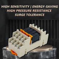 Modul Relay DIN Rail Berkualitas Tinggi 4x Relay G5NB 5A 24V DC dengan Basis LED Hijau