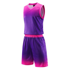 Uniforme de basketball en polyester respirant de haute qualité, service OEM, couleurs et logo personnalisés, prix bas, nouveau style, design pur - Product Image 1