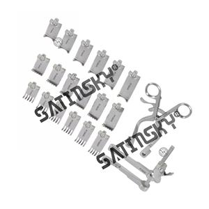 RADIOLUCENT PEEK CERVICAL RETRACTOR SYSTEM Lames en acier inoxydable Chirurgie Instruments vétérinaires Orthopédique pour arthroscopie - Product Image 2