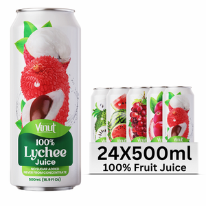 เครื่องดื่มน้ำผลไม้และผักปราศจากน้ำตาล500มล. สำหรับโรงงาน vinut ในเวียดนามพร้อมฉลากส่วนตัว - Product Image 1
