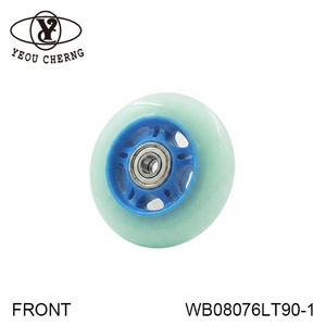 Rueda de Hockey sobre Hielo YEOU CHERNG de Poliuretano WB08076LT90-1, Delantera y Resistente - Product Image 1