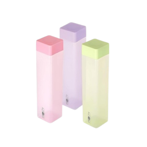 Botella de Agua Térmica de 1000 ml, Plástico Libre de BPA con Tapa de Paja Abatible, Apta para Lavavajillas, Ecológica, Termo de Viaje Aislado, Juego de 3 - Product Image 1