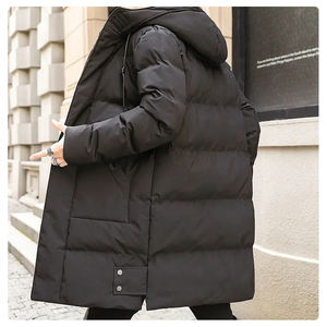 Manteau matelassé décontracté en toile tricotée coupe-vent et respirant pour femme, collection automne-hiver 2026, à manches longues - Product Image 1