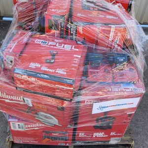 Offre Spéciale : Palettes d'outils Milwaukee en vrac, outils électriques et manuels mixtes, batteries, chargeurs, accessoires pour revendeurs de petites entreprises - Product Image 3