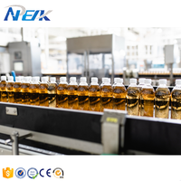 Ligne de production automatique 3-en-1 à grande vitesse pour bouteille en verre de jus de citron orange eau pétillante 500ml capacité boisson
