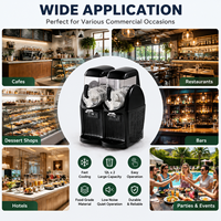 Machine à Granita Professionnelle Double Cylindre pour Buffets d'Hôtel et Boissons Fraîches – Vente en Gros pour la Restauration Hôtelière et les Entreprises de Traiteur