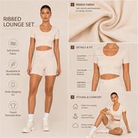 Ensemble deux pièces pour femmes, ensemble de vêtements personnalisés, ensemble assorti décontracté, mode estivale pour femmes