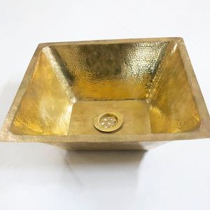 Fregadero de latón tradicional hecho a mano, fregadero de cocina de latón macizo de primera calidad, fregadero de cocina de latón de diseño personalizado de gran resistencia. - Product Image 5