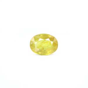 Premium 4.9 Carat Oval Cut Yellow Sapphire Loose Gemstone for Fine Jewelry - Product Image 1