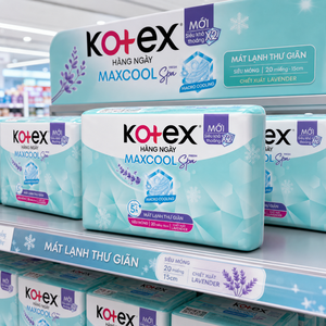 Kotex Super Soft Antibacterial Daily Sanitary <b>Pads</b> <b>Cool</b> 15cm - 20pcs/Bag | 32286 Super Smooth Antibacterial Protection - Product Image 6