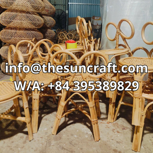 Chaise haute pour poupée en rotin naturel, construction robuste, prix usine, vente en gros pour le commerce international 2026 - Product Image 6