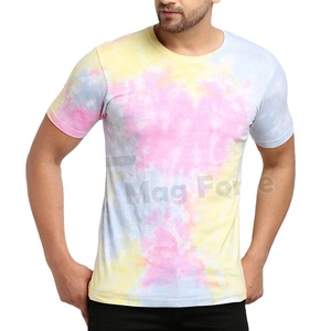 Camisetas de Manga Corta con Cuello Redondo, Diseño en Blanco para Impresión Digital, Corte Regular, Mezcla de Poliéster/Algodón, para Hombre, Uso Adulto - Product Image 1