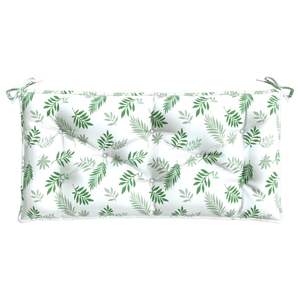 Cojín para Banco de Jardín con Diseño de Hojas, 100% Poliéster, Tela Oxford, Elegantes Cojines para Uso en Exteriores - Product Image 4