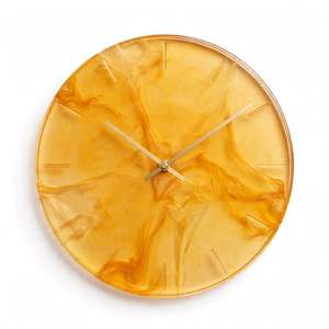 Reloj de Pared Analógico Redondo de Cuarzo Verde con Diseño Minimalista y Agujas Silenciosas para Decoración de Sala de Estar, Hogar u Oficina - Product Image 5