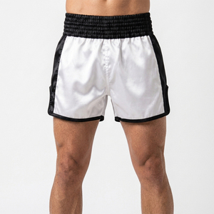 Shorts de boxe MMA avec logo personnalisé, service OEM, shorts MMA pour hommes très demandés, nouvelle arrivée, shorts de Muay Thai en vente en ligne - Product Image 2