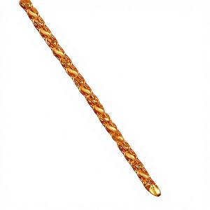 22K Two Tone <b>Solid</b> <b>Gold</b> Classic Italian Fusion Link Bracelet Unisex with Lobster Clasp 5.10 g - Product Image 1