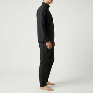 Ensemble de survêtement imperméable en nylon OEM ODM pour la course et la gym, veste et pantalon, fabricant - Product Image 4