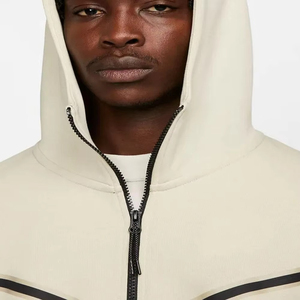 Skyray Impex Good Quality Solid Waffle Texture Streetwear Stand Collar <b>Cardigan</b> Drawstring Jacket Polyester/Cotton/Spandex - Product Image 4