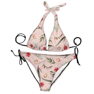 Top Trending Ladies Adult Size Printed <b>Bikini</b> <b>Set</b> In Nylon Cotton With <b>Push</b> <b>Up</b> Bra Eco Friendly & Comfortable Women Swimwear <b>Set</b> - Product Image 2