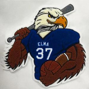 Wholesale Custom Heat-Transfer Chenille-Patches PVC-<b>Sequin</b> Embroidery Badges For Men Women Hoodies Garment-Decoration - Product Image 5