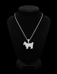 จี้รูปแพะประดับเพชรแบบ Iced Out ทอง 10K 14K สไตล์ฮิปฮอป สร้อยคอสำหรับผู้ชาย ผู้หญิง เครื่องประดับแร็ปเปอร์ - Product Image 4