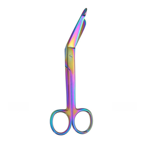 Ciseaux médicaux pour bandages, utilisation manuelle, couleur arc-en-ciel, ciseaux pour plâtres et pansements, instruments chirurgicaux vétérinaires - Product Image 1