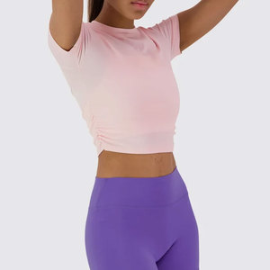 Camiseta Corta Personalizada para Mujer, Diseño Estampado, Jersey de Alta Calidad, Ajuste Veraniego, Compresión, Corte Ajustado - Product Image 3