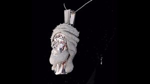 Colgante Religioso de Hip Hop con Incrustaciones de Moissanita, Chapado en Rodio sobre Plata de Ley 925, Joyería Brillante para Unisex - Product Image 4