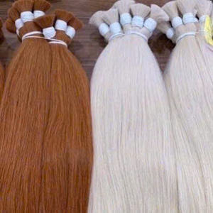 Cheveux naturellement ondulés Hairvietnam – Qualité supérieure, Ondulations profondes, Super Ondulations, Lisses naturels, Blond - Product Image 3