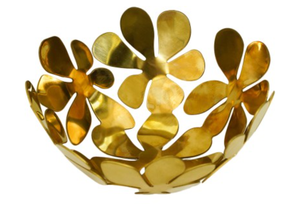 Bol de service décoratif moderne en aluminium poli Stockholm, jetable, pour la décoration de la maison, les fruits, les collations, centre de table - Product Image 5