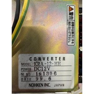 KRA-12-HH nohken ใช้เป็นชิ้นส่วนอุปกรณ์เซมิคอนดักเตอร์รุ่นเก่า - Product Image 2