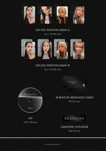 BLACKPINK - 3er Mini Álbum [DEADLINE] Versión GRAY Música Pop en CD Coreana para Todas las Edades - Product Image 4