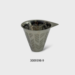 ที่กรองชาสแตนเลส 3009398-9 ขัดเงา ใช้ซ้ำได้ ดีไซน์เรียบง่าย - Product Image 1