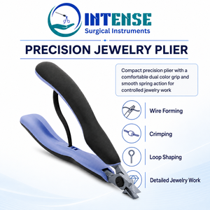 Alicates de Precisión de Acero Inoxidable para Joyería, Herramienta para Engarzar Alambres, Alicates para Abalorios, Herramienta Profesional para la Fabricación de Joyería - Product Image 2