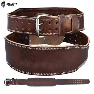 Cinturón de Levantamiento de Pesas Deportivo Melsfit de Alta Calidad, Ajustable, de Cuero Resistente, Personalizable, Antideslizante, Protección Profesional para - Product Image 1