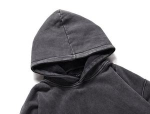 High Quality 100% Cotton Acid Washed Hoodie High Street Series Washing <b>Sweater</b> Stone Washed <b>Vintage</b> Hoodie - Product Image 4