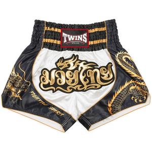 Shorts de Muay Thai MMA Twins Dragon, short de boxe thaïlandaise de qualité supérieure, fabriqué en polyester satiné extensible de haute qualité, léger et respirant - Product Image 3
