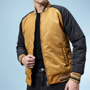 Custom <b>men</b> bomber <b>jacket</b> quilted puffer varsity windproof streetwear fishing winter breathable lightweight <b>men</b> fashion satin OEM - Product Image 4