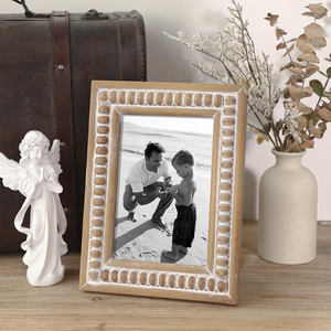 Traditional Handmade Solid Wood Photo <b>Frame</b> Vintage Tabletop Display <b>for</b> Home Office <b>Living</b> <b>Room</b> Timeless Rustic Decor Style - Product Image 6