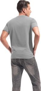 เสื้อยืดคอกลมแขนสั้นผู้ชาย สวมใส่สบาย ผ้าฝ้าย 100% เหมาะสำหรับแฟชั่นลำลอง ทำงาน เดินทาง ท่องเที่ยวช่วงสุดสัปดาห์ - Product Image 6