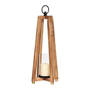 Support à bougie en bois de qualité supérieure, artisanal, décoration rustique pour la maison, accessoire de centre de table pour mariage - Product Image 3