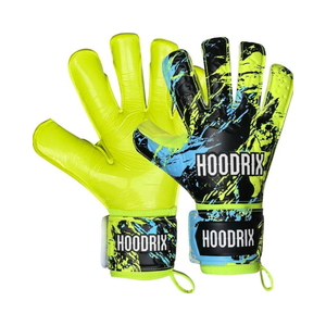 Gants d'entraînement de football durables : Latex anti-abrasion 4 mm, paume plate, support pour les doigts, bande élastique, fournitures de football OEM personnalisées - Product Image 1