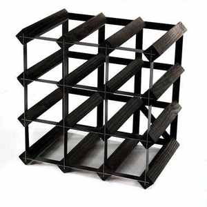 Table Top Decorative <b>Iron</b> Wine Rack for Home Furniture-Secure Storage & Attractive Display Modern Design Holds 4 Bottles - Product Image 3