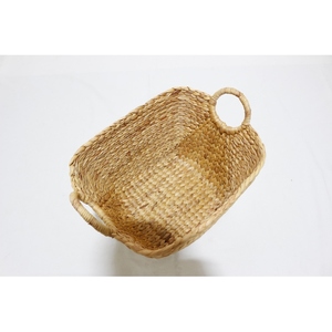 Rattan Woven Water Hyacinth Storage Basket Bohemian Style Durable Clothing Organizer for <b>Laundry</b> Room <b>Standing</b> Typ - Product Image 6