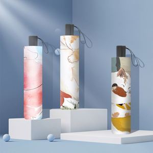 Parapluie compact pliable personnalisé à ouverture et fermeture automatiques, utilisation à une main, imperméable, pour les distributeurs mondiaux - Product Image 2