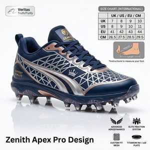 Zapatos de Cricket Elite con Suela de Agarre Profesional, Calzado Ligero para el Día del Partido - Product Image 3